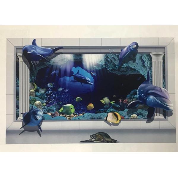 12ml/m2 DX7/DX800 Wall Mural Printing Machine Vertical 1CM Jet
