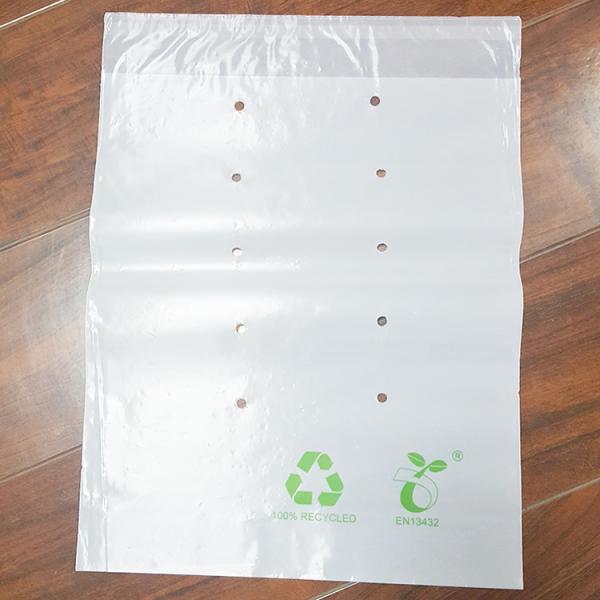 Custom design plant based compostable biodegradable mail courier handle bio eco shopping bag, mailing, self adhensive
