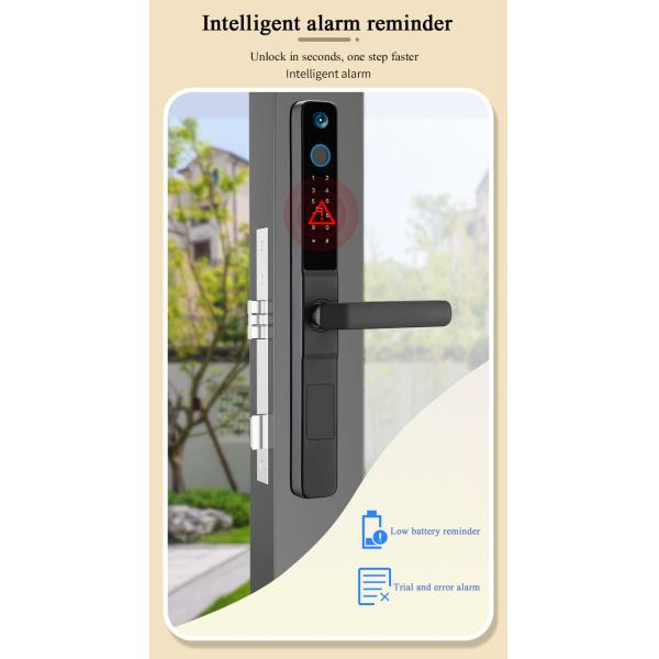 High Security S617MAX Tuya Wifi Peephole Smart Lock with Camera Password Fingerprint Password
