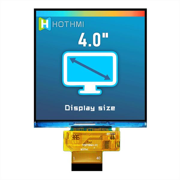 4 Inch Square TFT LCD Display 480x480 Resolution With ST7701S