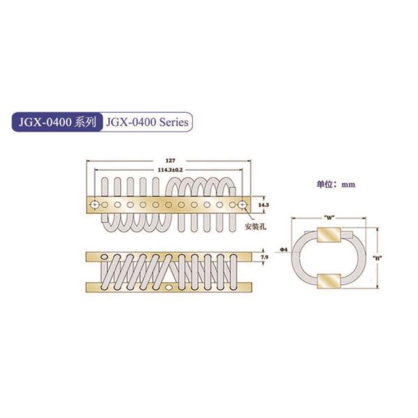 ISO9001 Height 30mm SS304 Wire Rope Vibration Isolator