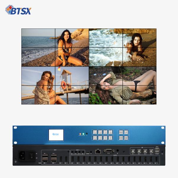16x HDMI 1.4 Output Interfaces Video Wall Controller Securely Control Encrypted Content with 3 Years After-sales Service