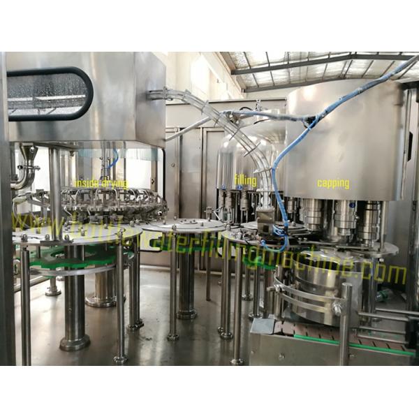 6000B/H Complete Drinking Water Bottle Filling Machine With PLC + Touch Screen