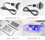 5 in 1 Coolsculpting vacuum cavitation rf fat removal cryolipolysis body
