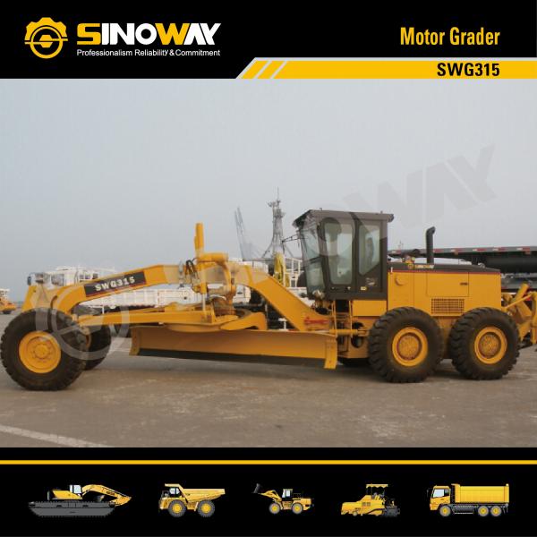 Cummins Engine Soil Moving Equipment 315hp Mining Motor Grader