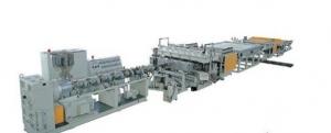 Quality PP / PE Hollow Grid Plastic Sheet Extrusion Line , PP Hollow Grid Sheet Machinery for sale