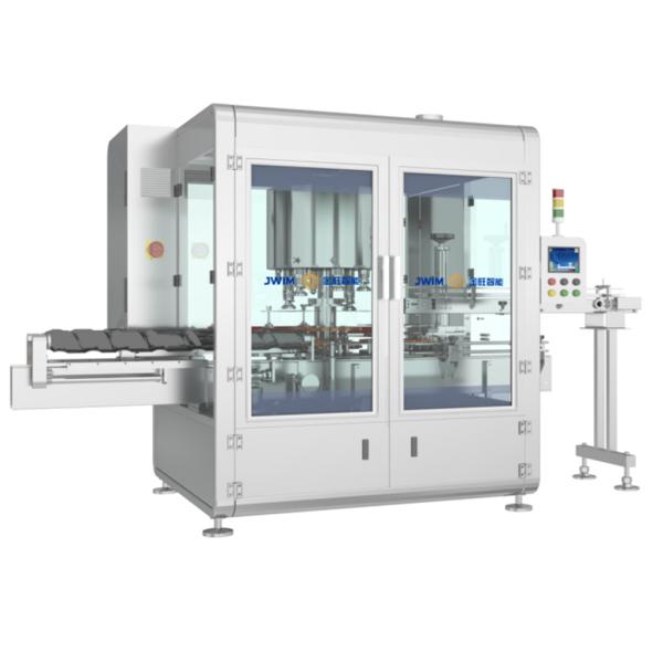 Fertilizer 1-5L Drum Six Head Automatic Rotary Anti-Theft Capping Machine