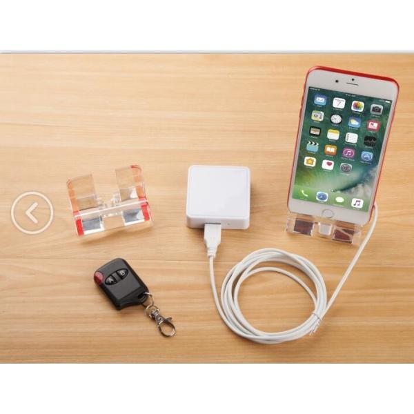 COME Two ports display cell phone security alarm device multiple mobile support for digital merchandise exhibition