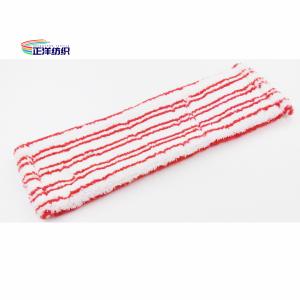 China 5X18 Dry Cleaning Mop Red Stripe Dry Mop Replacement Head on sale