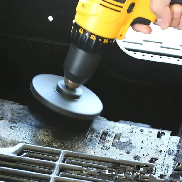 7PC Brush Cleaner Drill Electric Drill Scrubber Attachment Sweeper Window Gap Cleaning