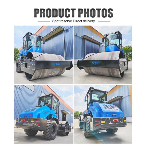 Road Construction Machine 8Tons Diesel Power Vibration Compactor Single Drum Road Roller