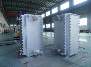 China Cement Industries Welded Plate Heat Exchanger Nickel Based Alloy on sale