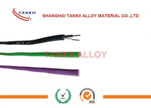 Quality Type E T N K Thermocouple Cable with Braiding Screen 0.5mm 0.8mm 1.0mm 1.5mm for sale