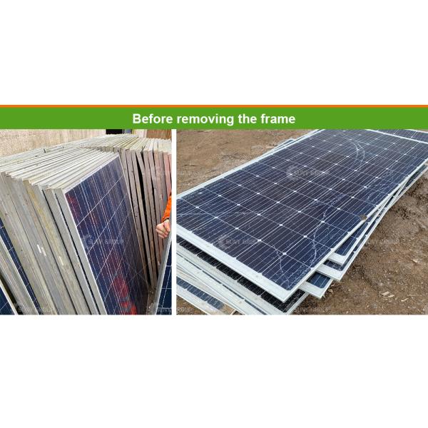 Motor-driven Solar Panel Frame Removing Recycling Machine for Efficiency and Recycling