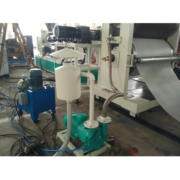 PE / PP Plastic Sheet Making Machine Draining Board Production Line Soundproof