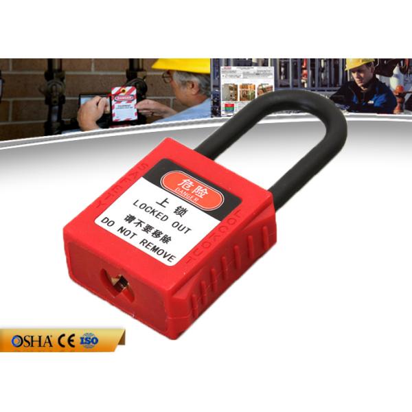 38mm Nylon Shackle Xenoy Safety Lockout Padlocks with Master Key
