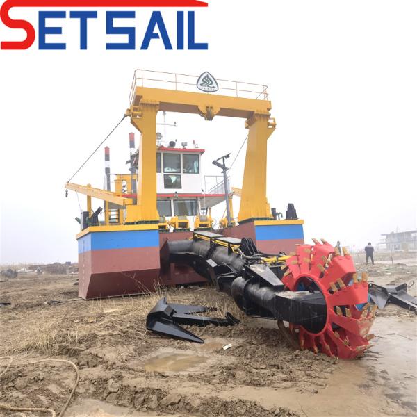 Floating Wheel Bucket Dredger with Powerful Diesel Engine and Customized Design