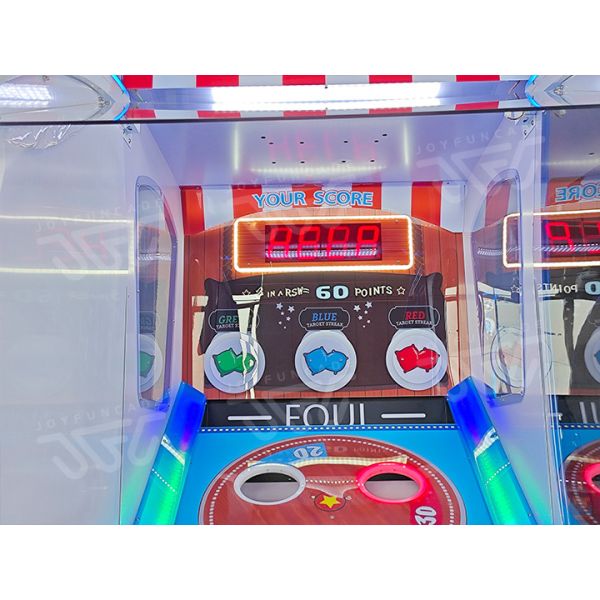 Carnival Sandbag Toss Arcade Game Deluxe Multiplayer Ticket Redemption Machine High-Income Sandbag Arcade Machine for Family Centers