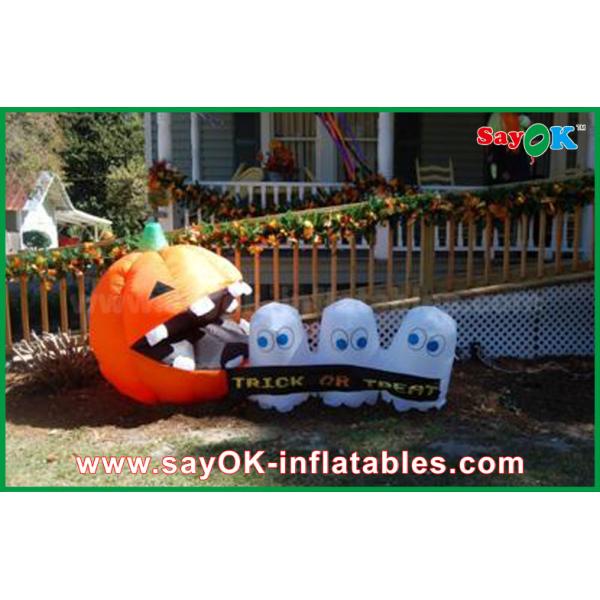 Funny Customized Inflatable Halloween Decorations Multicolor With LED Light