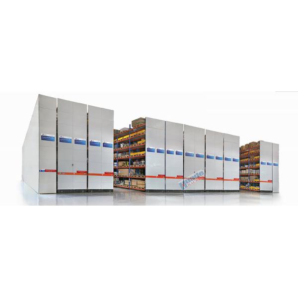 Rail Guided Mobile Storage Racks Warehouse Racking Shelves For Optimizing Space