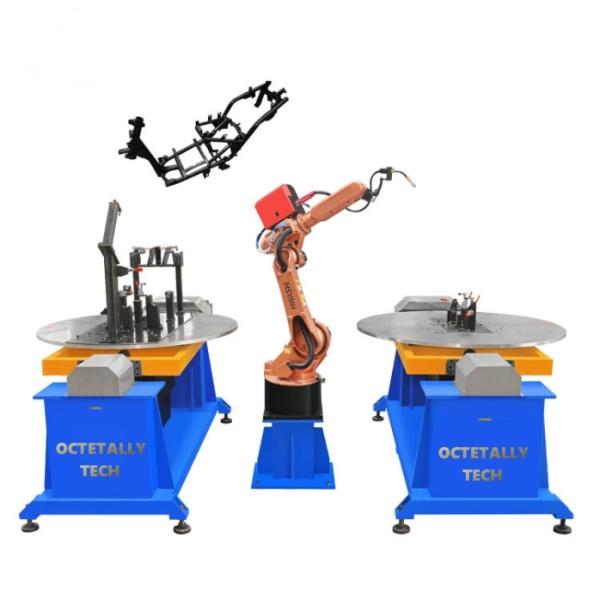 Robot Welding Positioner For Automatic Fast Welding Fittness Equipments