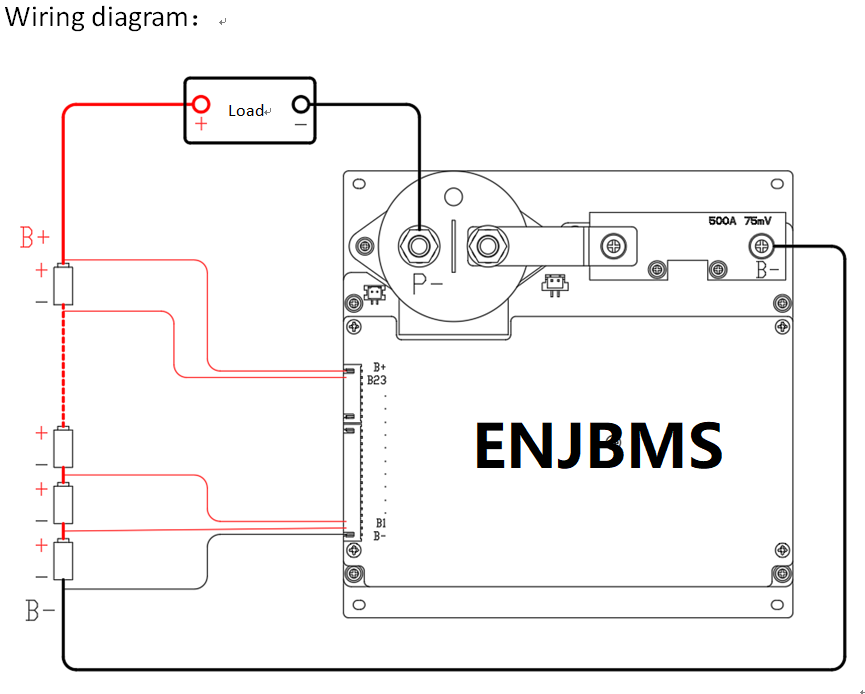 High Voltage Master Slave Active Balancing BMS Stackable System CAN Communication
