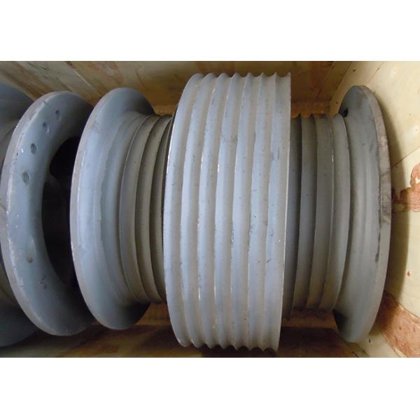 Stainless Steel Variable Diameter Wire Rope Drum For Hoist Machinery