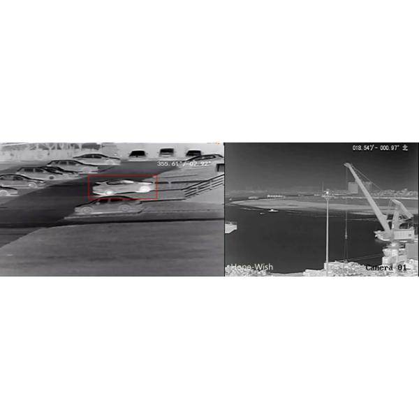 Outdoor IR Thermal Imaging Camera , Pan Tilt Zoom Security Camera Optical