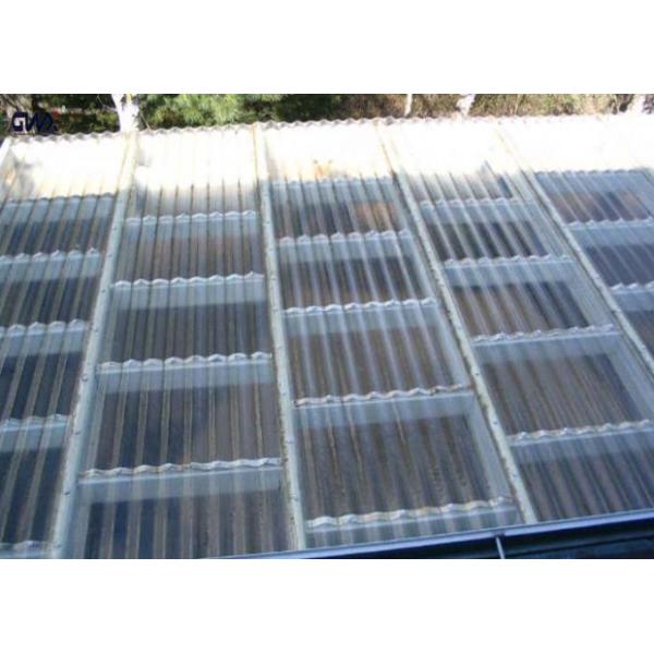 High Transparency Corrugated Polycarbonate Sheets For Skylights 10 Years Warranty