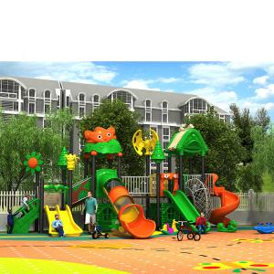 Quality Kids Plastic Slide Adventure Outdoor Playground Large Amusement Park for sale