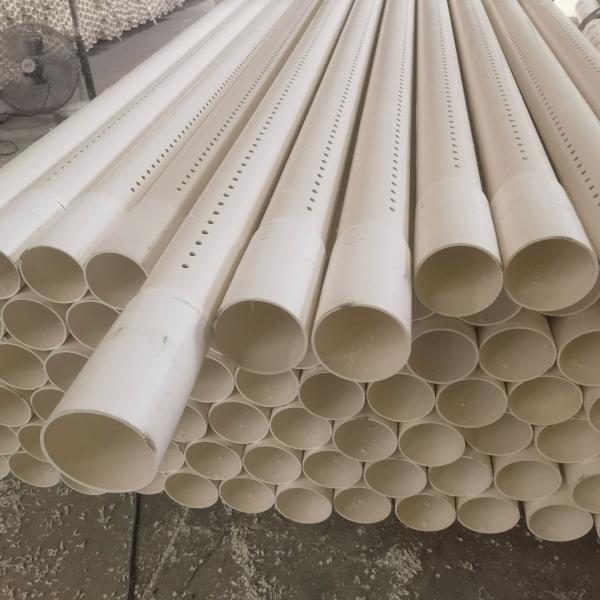 Customizable Perforated PVC Drainage Pipe with Round Head Long-Lasting Performance