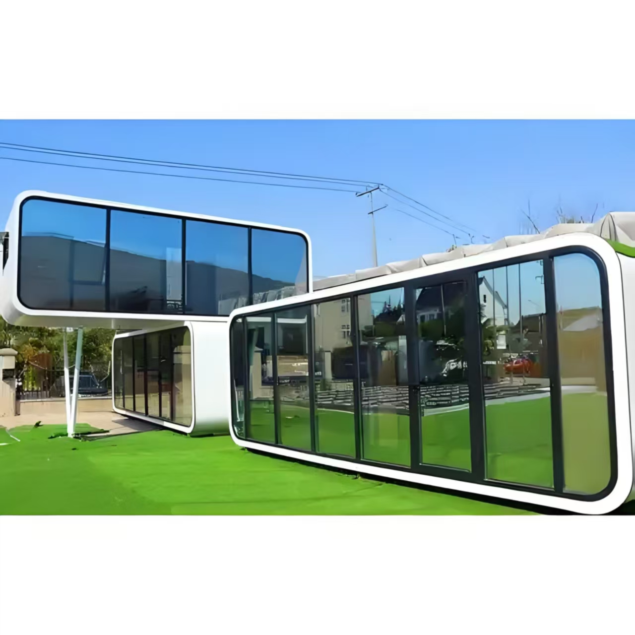High Quality Cheap Advanced Smart Secure Durable Robust Portable Removable Apple Cabin Waterproof Steel Structure