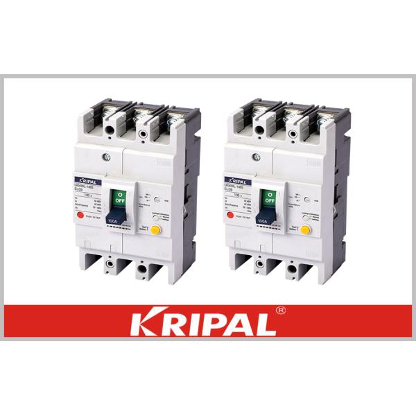 3P CE Leakage / Residual Current Molded Case Switch Earth Leakage ELCB Non Delay Type