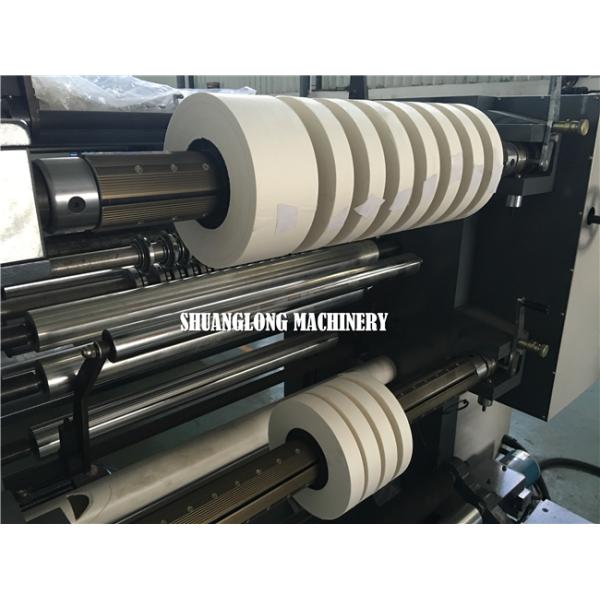 Jumbo Paper Roll Rewinding Machine Blower Trimming 380V 50Hz Power Supply