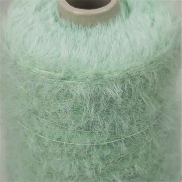 Dyed Nylon Or Polyester Feather Yarn For Woven Knitting