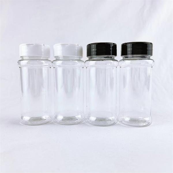 Clear Plastic Spice Salt Pepper Shakers Jar Bottle