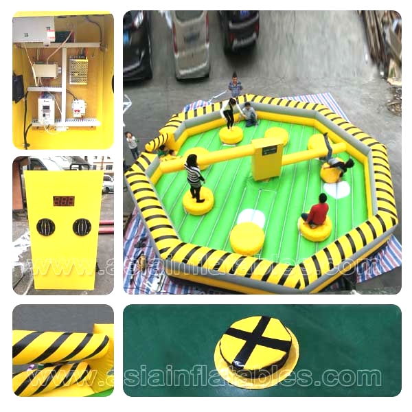 Funny Inflatable Sweeper Game / Inflatable Wipeout Eliminator