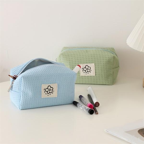 Print Pattern Type Polyester Makeup Bag Multifunction Custom Cosmetic Bag with Handle