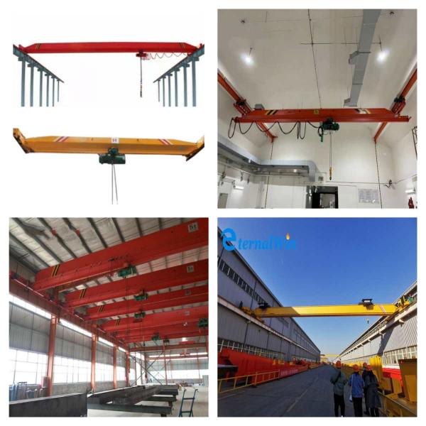 2T 15T Single Girder Overhead Crane Wireless Remote Control Mobile