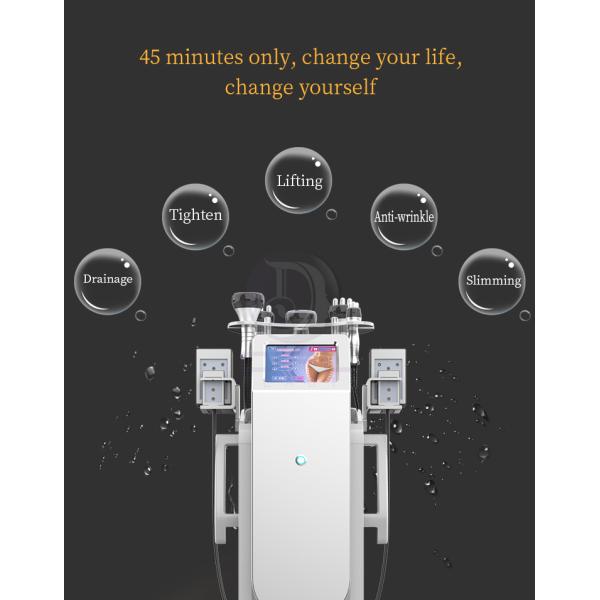 Standing Cavitation Rf Vacuum Machine , Cellulite Reduction Machine 300W