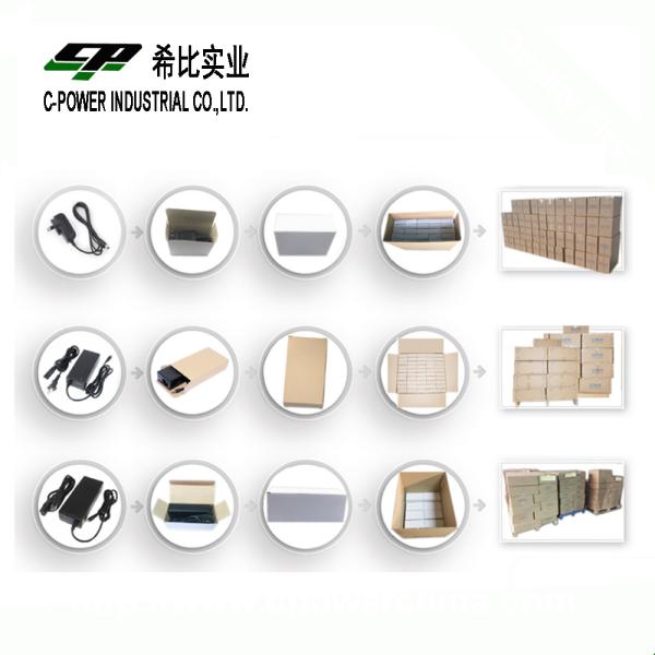 AC100-240V Input Voltage 12V Power Adapter with Inline Switch Multiple DC Connectors