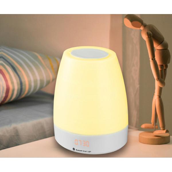 Wakeup Night Light Alarm Clock Touch Sensor Control With 3 Brightness Level