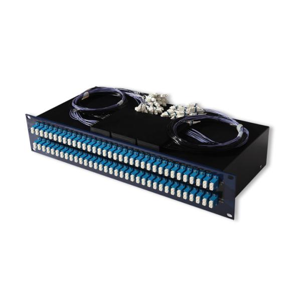 1x32 and 1x64 PLC splitter in 1U & 2U patch panel For CATV Networks