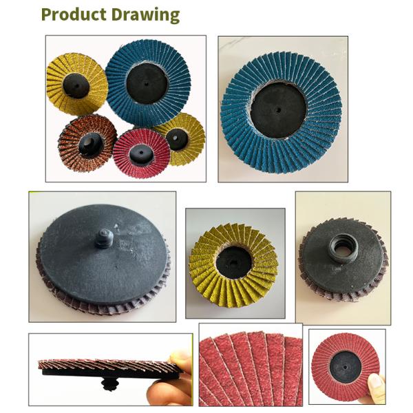 Surface Grinding Quick Change Flap Disc with Mini Small Size and Customized Support