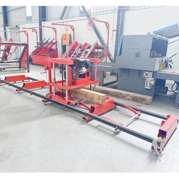 Solid Wood Woodworking Moulder Automatic Thickness Planer Matched on Portable Sawmill Rail