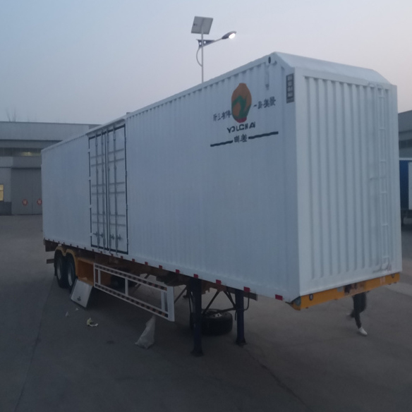 3 Axis 40 Ft Container Transport Skeleton Semi-Trailer with Mechanical Suspension