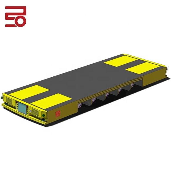 50T Heavy Load Automated Guided Vehicle 500Ah Battery Power Trackless Transfer Cart