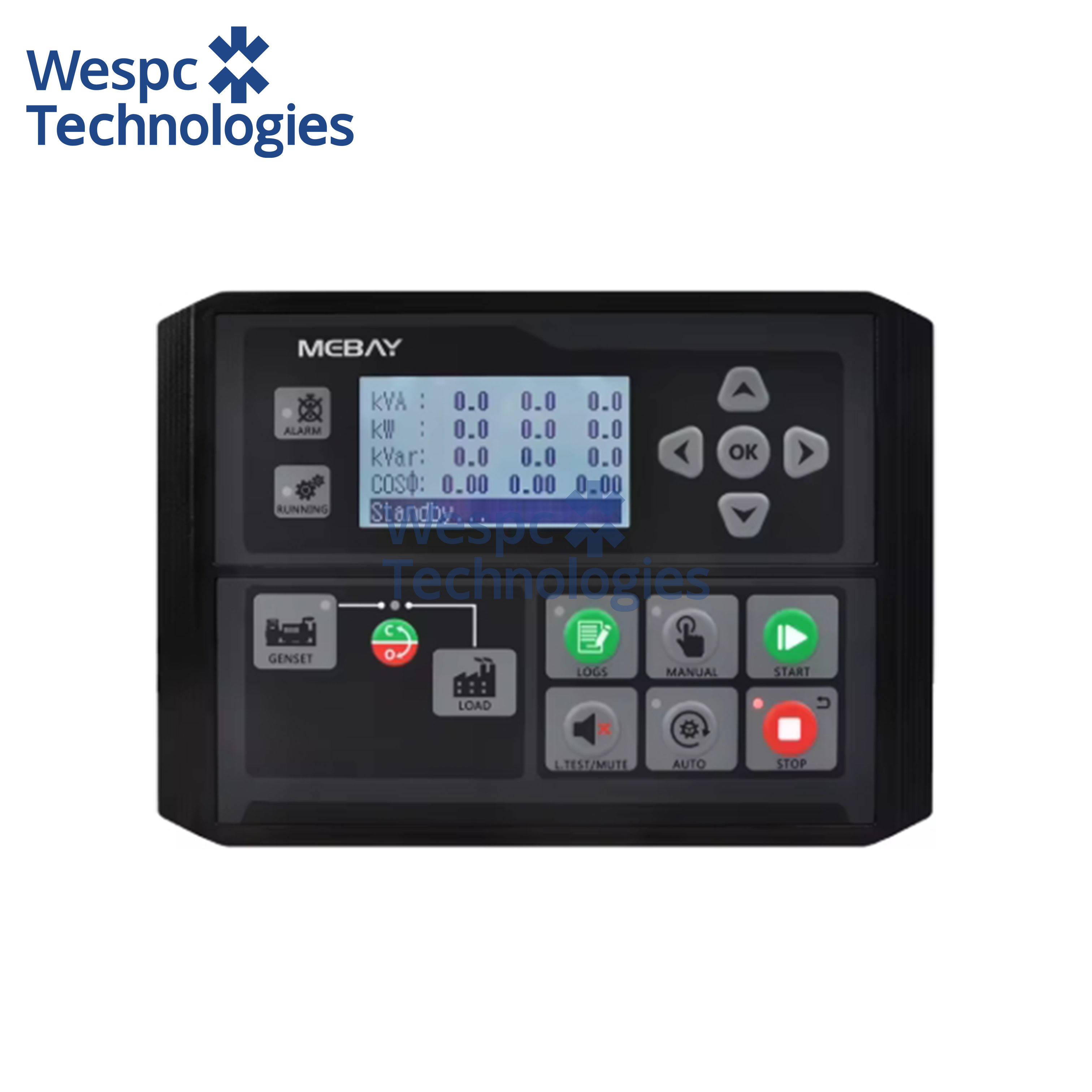 WESPC Original DC40D MK4 Smart Genset Controller with Solenoid Control Function
