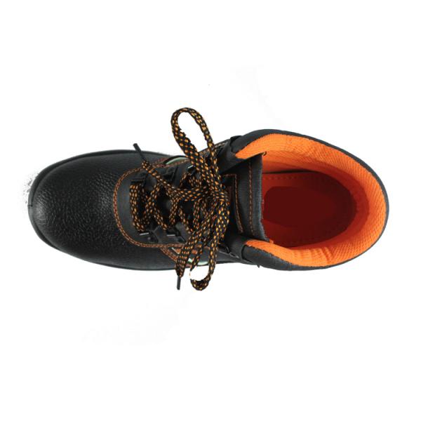 Breathable Work Boots Injection Contruction Worker Shoe For Construction Microfiber Leather Safety Shoes