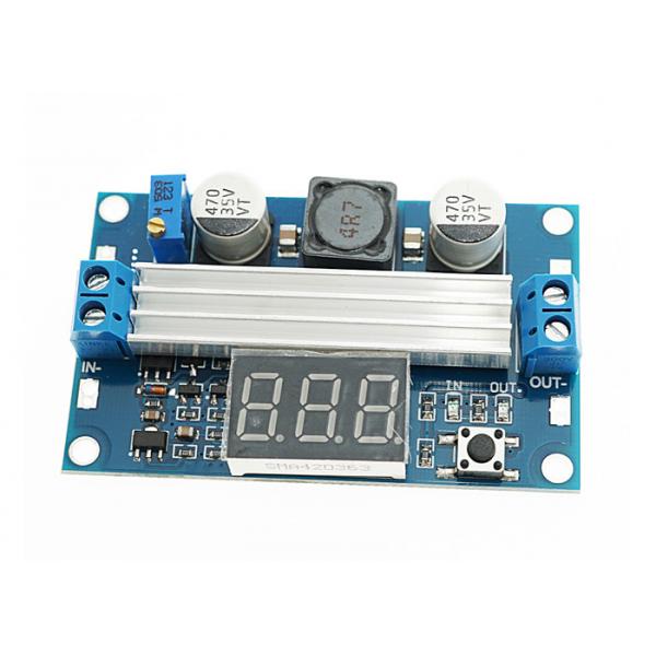 100W DC - DC Step Up Boost Converter Module Heat Sink And LED Voltmeter